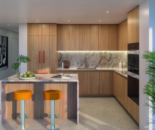 A residence kitchen